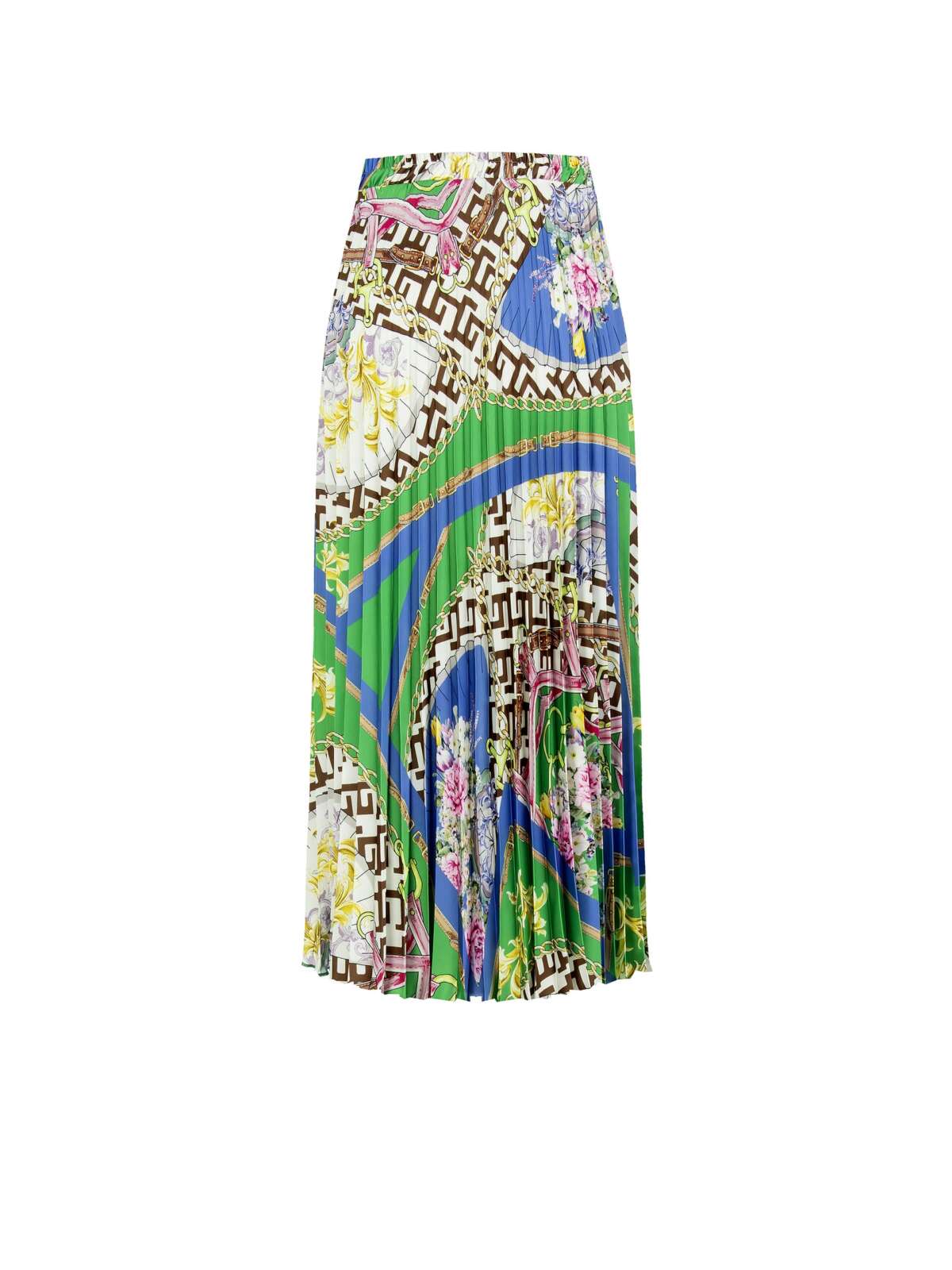 jupe longue plissée à fleurs tendance mode printemps été 2022 chic élégance mode femme Bia Clothes rinascimento