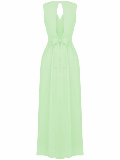 robe cérémonie longue vert aloe mode femme tendance chic elegance Bia Clothes